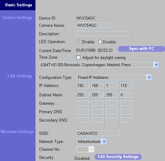 Ampliar Foto Webcam Linksys Wireless-G WVC54GC