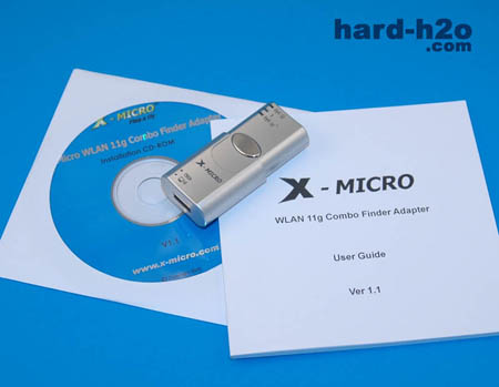 Ampliar Foto X-Micro WLAN 11g Combo Finder Adapter