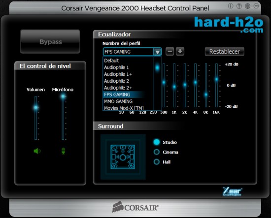 Ampliar foto Auriculares Corsair Vegeance 2000 Wireless 7.1