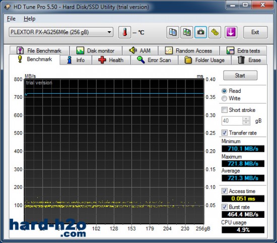 Ampliar foto Plextor M6e PCI Express SSD (PX-AG256M6e)