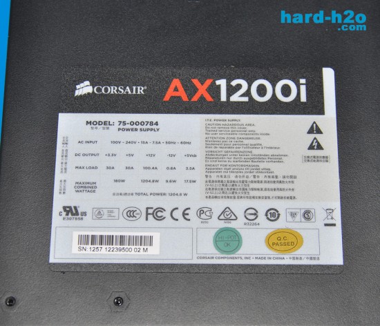 Ampliar foto Fuente de alimentación Corsair AX1200i