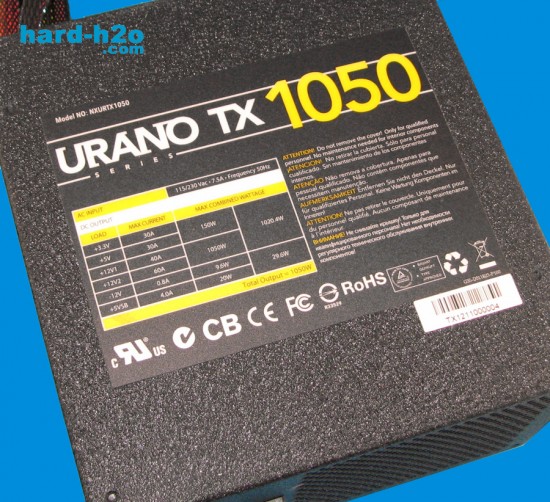 Ampliar foto Fuente de alimentación NOX Urano TX 1050