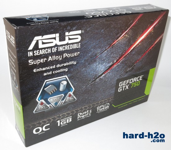 Ampliar foto Asus GeForce GTX 750 OC Edition