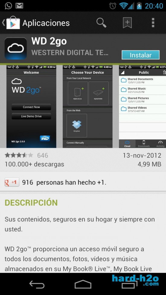 Ampliar foto Disco duro externo WD My Book Live