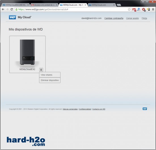 Ampliar foto WD My Cloud EX2
