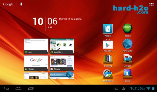 Ampliar foto Tablet Acer Iconia Tab A100