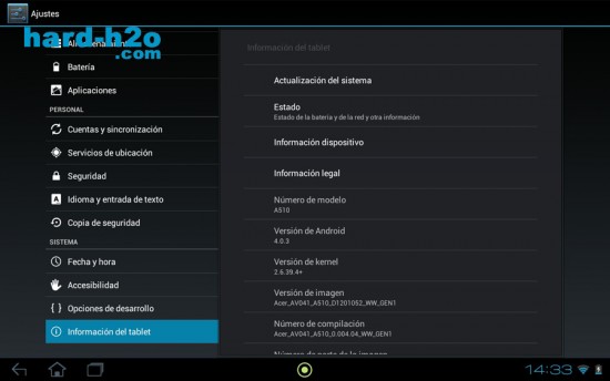 Ampliar foto Tablet Acer Iconia Tab A510